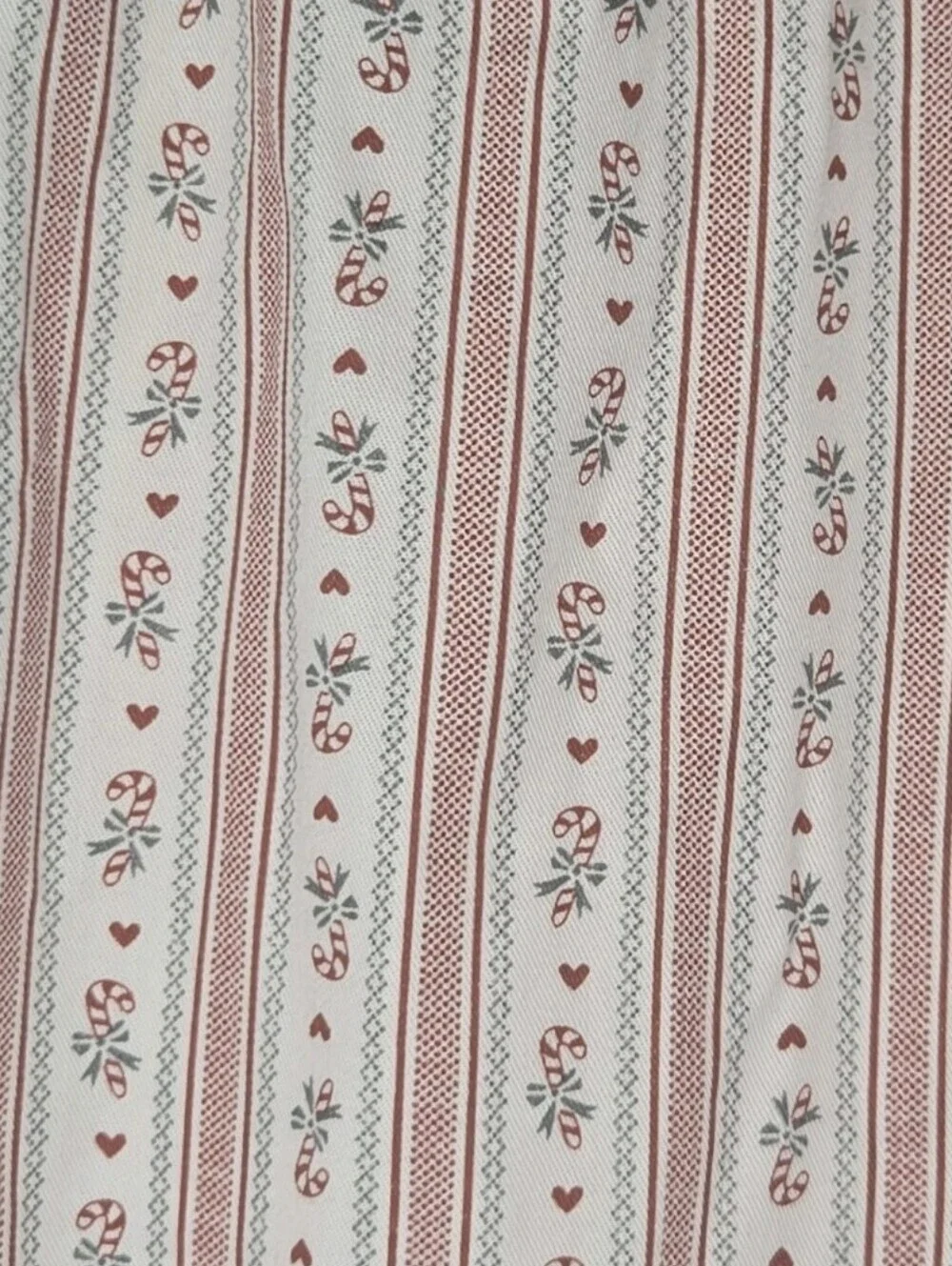 Rylee + Cru Youth Girls Candy Cane Stripe Wide Leg Ruffle Hem Pajama Pants 16